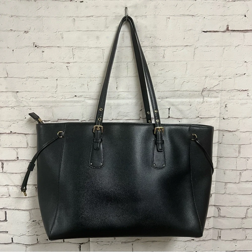 Michael Kors Limited Edition Voyager Love Tote Bag Black Stud Large Purse NWT - Picture 9 of 16